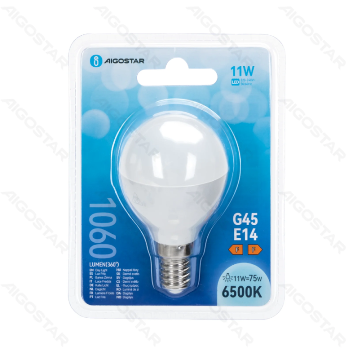 LED lemputė G45 11W 6500K 1060lm E14