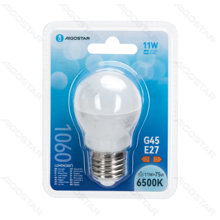 LED bulb G45 11W 6500K 1060lm E27