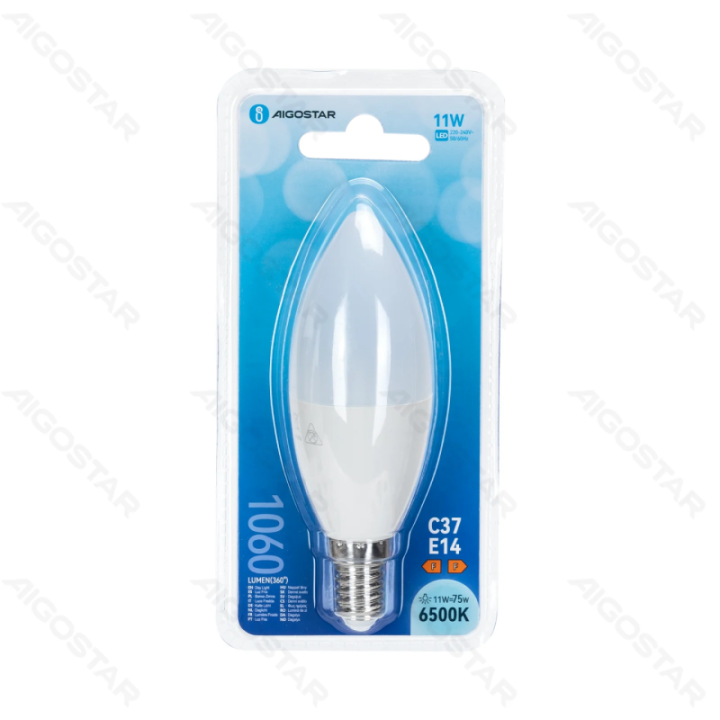 LED bulb C37 11W 6500K 1060lm E14