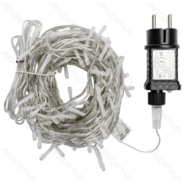 Low Voltage Flat String Lights, RGBY, 15m IP44, Indoor&Outdoor