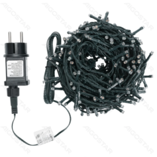 Low Voltage Flat String Lights, RGBY, 15m IP44, Indoor&Outdoor