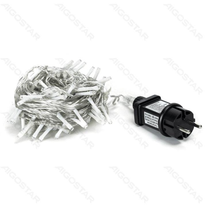 Low Voltage Flat String Lights, Cold White, 10m IP44, Indoor&Outdoor