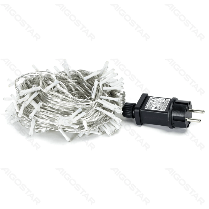 Low Voltage Flat String Lights, Cold White, 15m IP44, Indoor&Outdoor