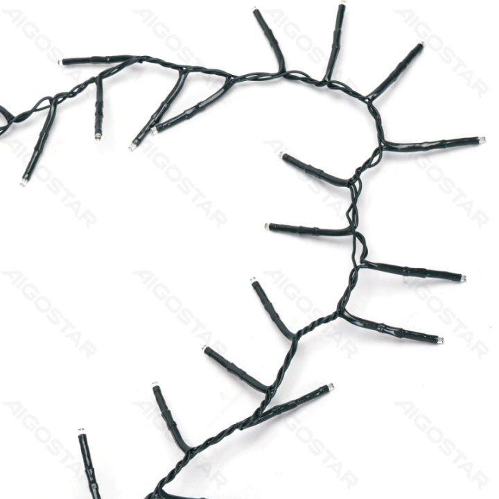 Low voltage firecracker flat string lights, cold white, 10m ,IP44, Indoor&Outdoor