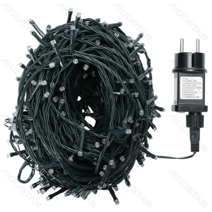 Low Voltage Flat String Lights, Warm White, 30m IP44, Indoor&Outdoor