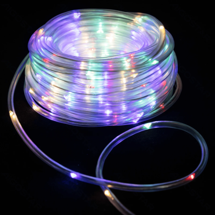 Low voltage -Φ5mm tube string lights, RGBY, 15m ,IP44, Indoor&Outdoor