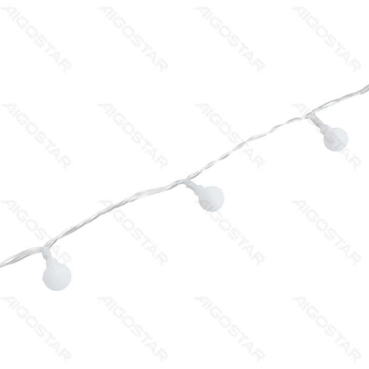 Low voltage milk bulb string lights, warm white, 10m ,IP44, Indoor&Outdoor