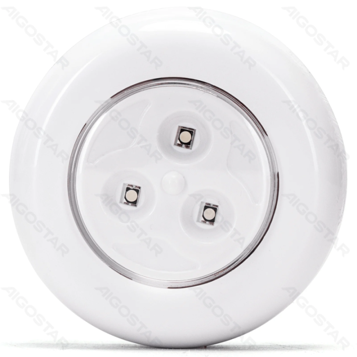 Naktinė lempa 6500K RGB su nuotoliniu valdymu 3 vnt. 3*AAA