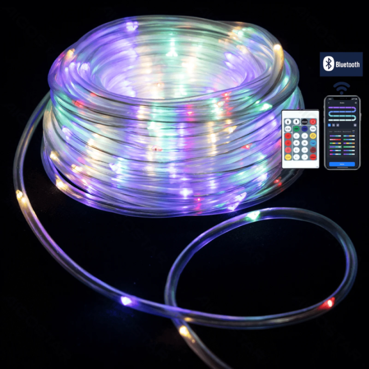 USB -Φ7mm tube string lights, RGBIC, 5m