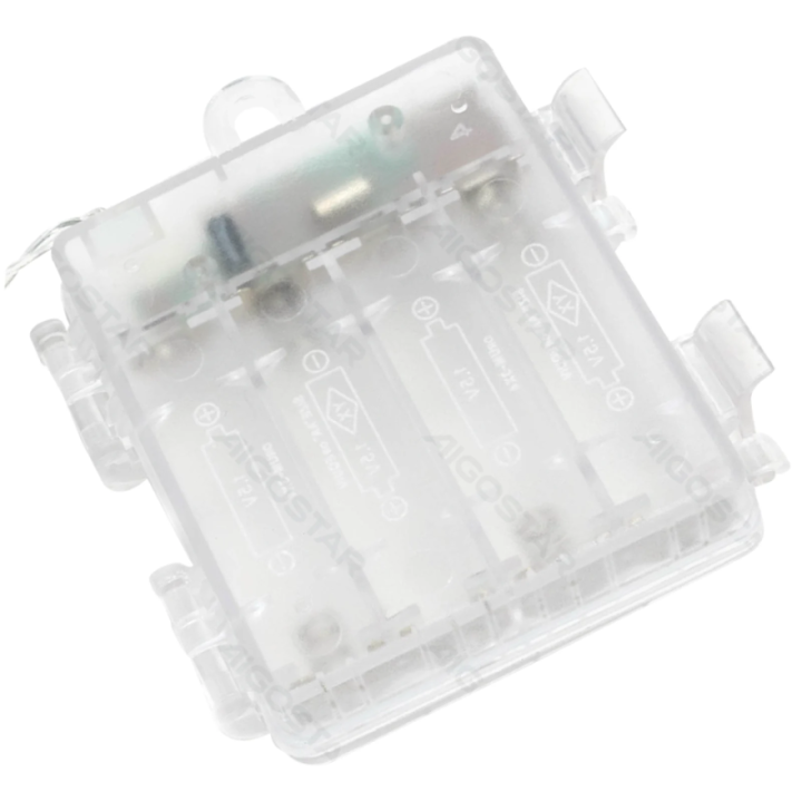 4AA baterijų girlianda (PVC & varis), RGB, 5m