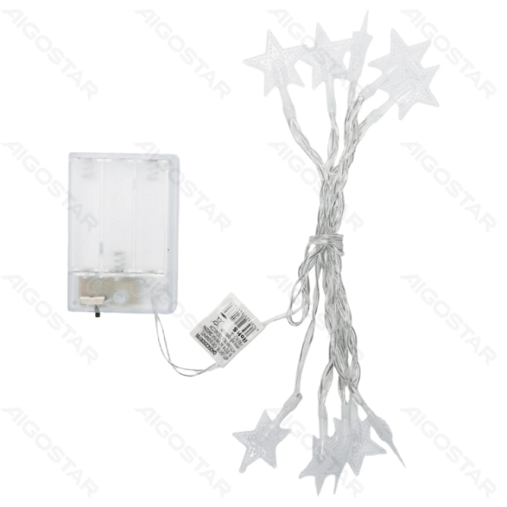 3AA battery string lights - pendant star, warm white, 1.5m ,IP20 Indoor