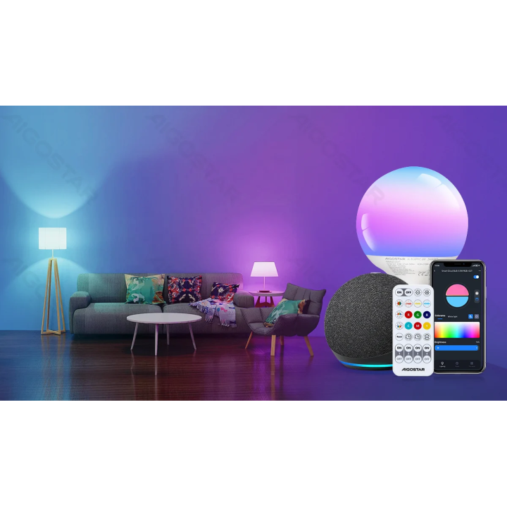 Bluetooth Mesh išmanus Mirage šviestuvas G120 E27 18W RGBW