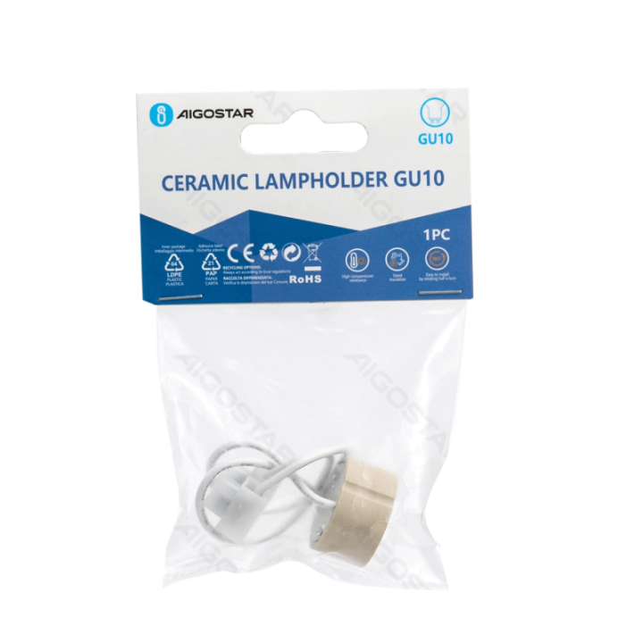 CERAMIC LAMPHOLDER GU10