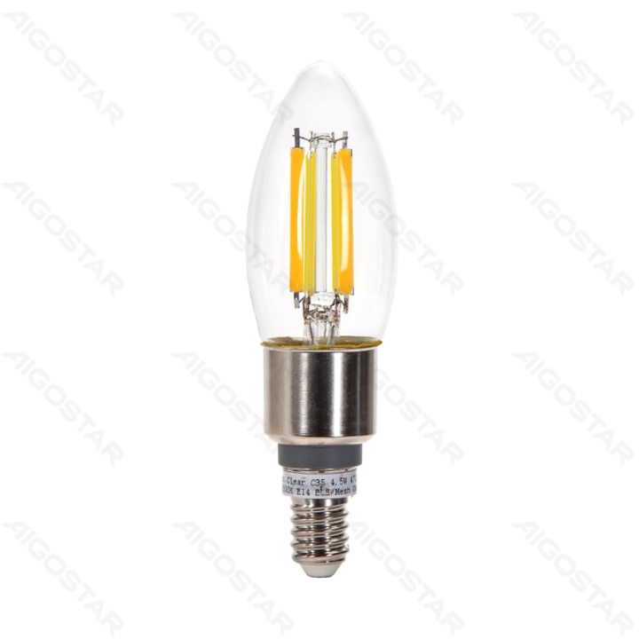 Bluetooth Mesh Smart Filament Bulb C35 4.5W CCT 2pcs ,with remote control