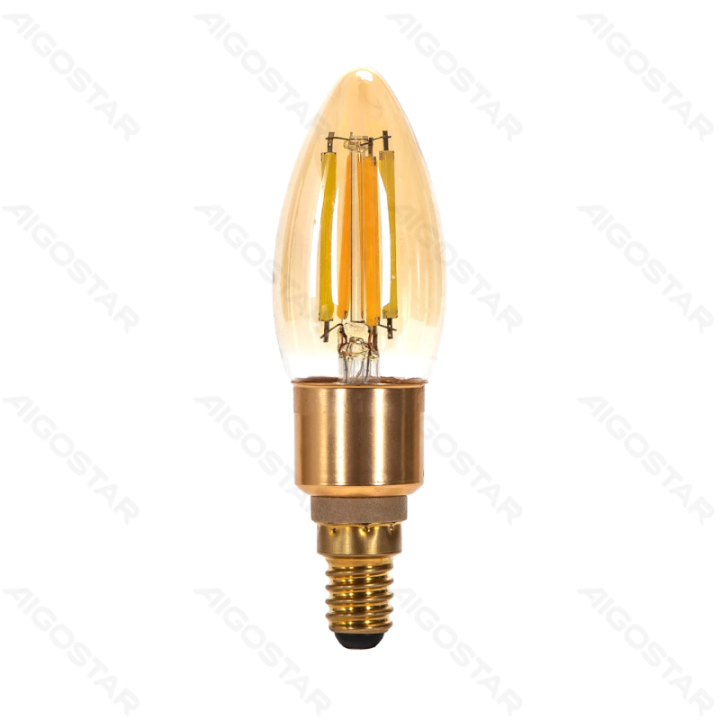 Bluetooth Mesh Smart Filament Bulb C35 4.5W CCT 2pcs ,with remote control