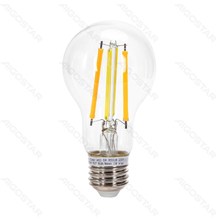Bluetooth Mesh Smart Filament Bulb A60 E27 6W CCT 2pcs ,with remote control