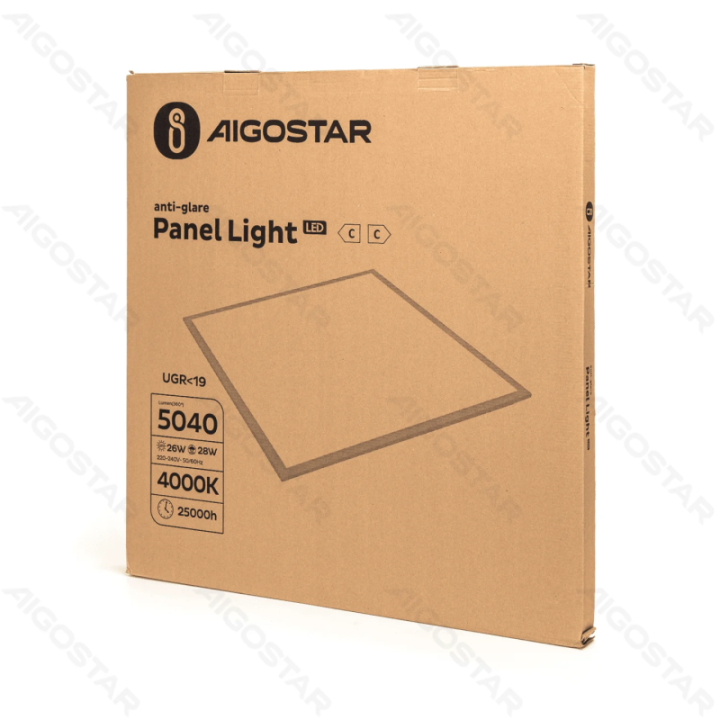 LED high-efficiency anti-glare panel light 28W natural light