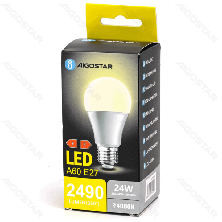 LED A60 E27 24W 4000k