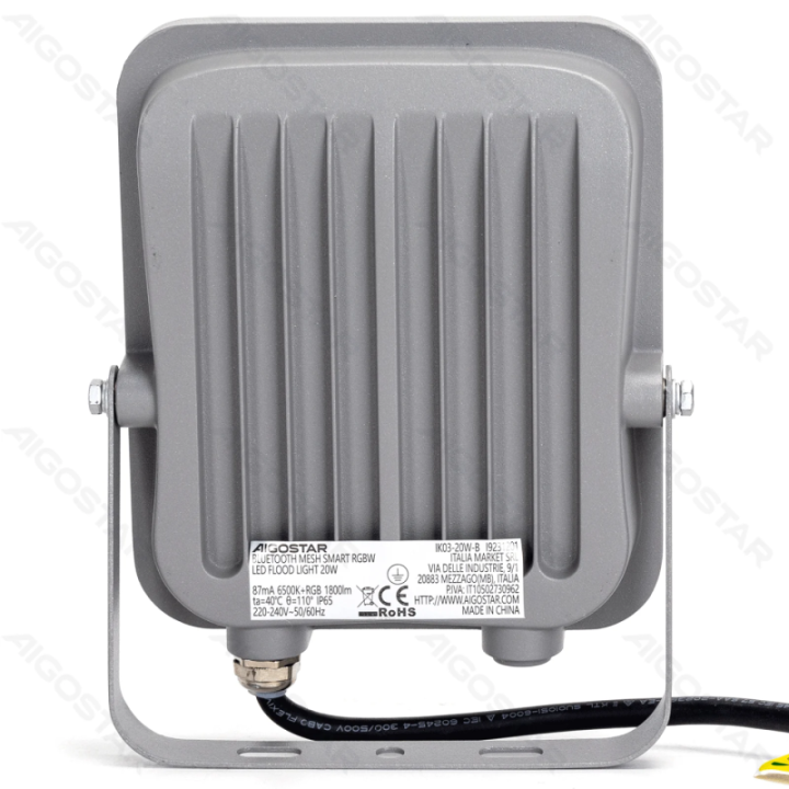 Bluetooth MESH smart floodlight RGBW 20W