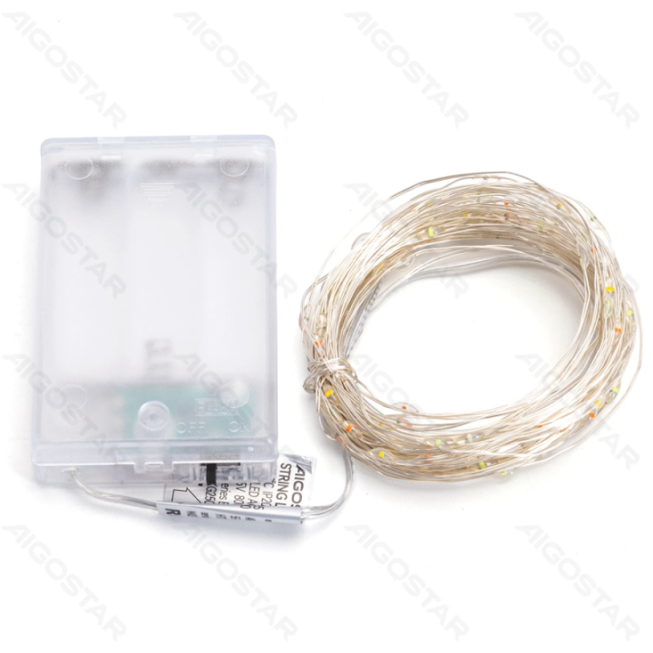 3AA battery copper wire string lights, warm white, 10m ,IP20 Indoor