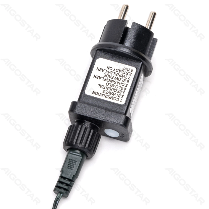 Low voltage fiber optic Christmas tree, warm white, 1.5m ,IP44, Indoor&Outdoor