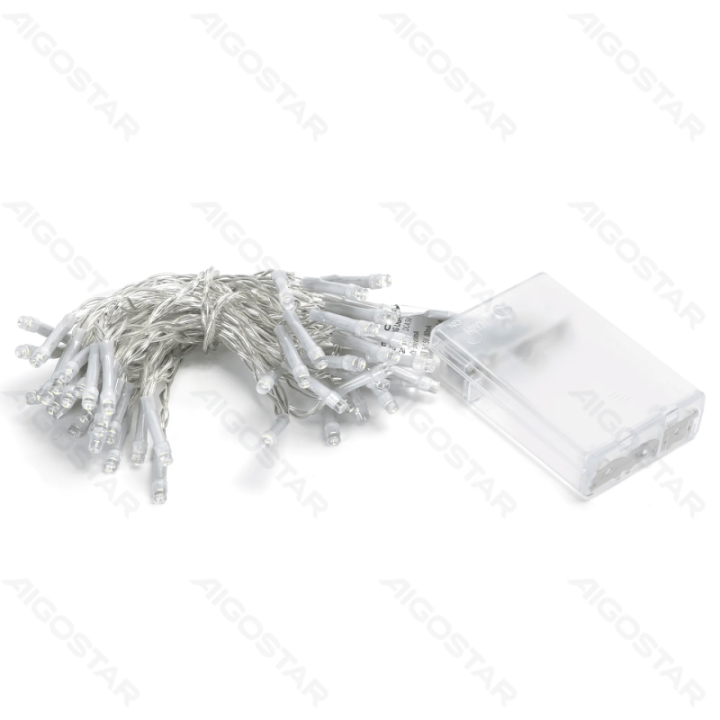 3AA battery flat string lights, cold white, 5m ,IP20 Indoor