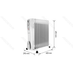 3000W 13 Fins U-shape Oil-filled Radiator