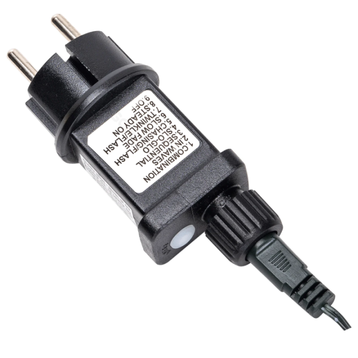 Žemos įtampos -Φ5mm vamzdinė girlianda, RGBY, 5m, IP44, Vidaus&Lauko, Spalvota dėžutė