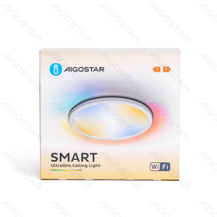 WIFI WB Išmanus plonas lubų šviestuvas 19W