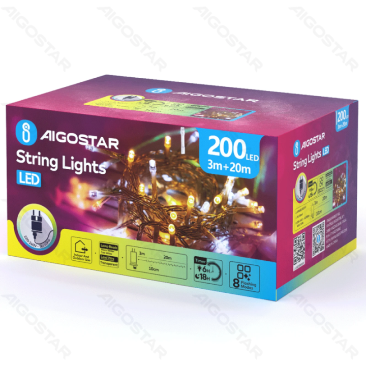 Žemos įtampos plokščios girliandos