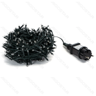 Low voltage flat string lights, warm white-cold white, 15m,color box