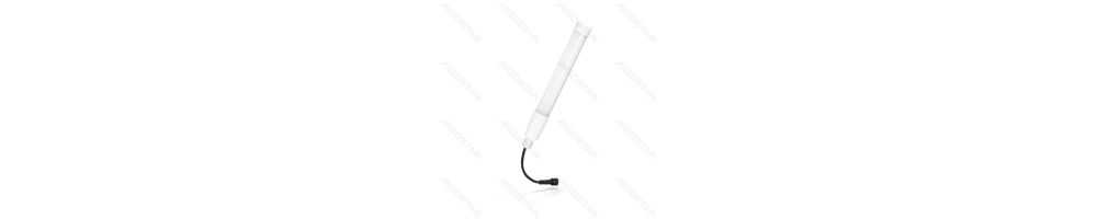 T8 LED lempos su saulės baterija